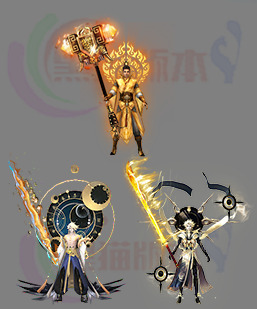 传奇素材 传奇剑甲素材 复古单职业高清素材 241106-A2剑甲分体