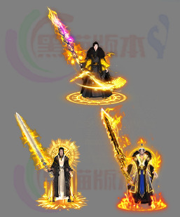 传奇素材 传奇剑甲素材 复古单职业高清素材 241105-A5剑甲分体