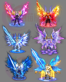 传奇剑甲素材 传奇复古高清素材 250307-A6剑甲分体