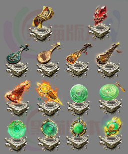 251125-A21传奇宝玉琵琶NPC 传奇NPC特效高清素材