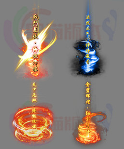 260312-B37传奇高清光柱素材