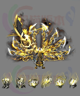 251121-B19龙环刃羽 传奇剑甲高清素材