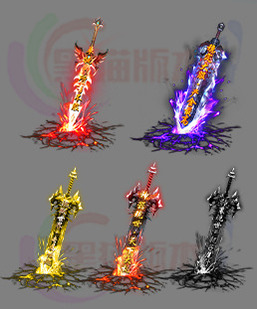 260311-B37传奇高清光柱素材