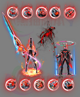 传奇素材 传奇剑甲素材 复古单职业高清素材 241105-A4剑甲分体