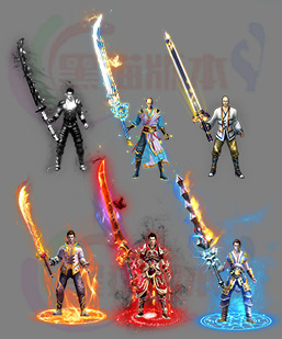 传奇素材剑甲 传奇高清剑甲素材 单职业素材 241027-A5剑甲分体