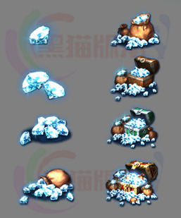 251129-B23钻石道具素材 传奇道具高清素材