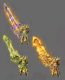 传奇剑甲素材 传奇复古高清素材 250227-A5剑甲分体