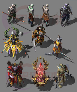 251230-A10怪物 传奇怪物高清素材