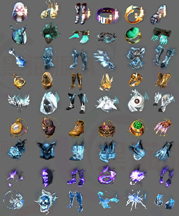 260110-A008传奇首饰素材 54个 9套