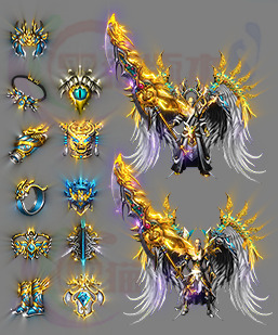 260124-A04传奇男女剑甲高清素材