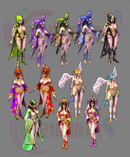 251130-A60小魔女怪物素材 传奇怪物高清素材